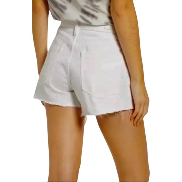 BLANKNYC The Barrow Vintage High-Rise White Denim Short Button Front 75XV8667SF - Picture 4 of 14